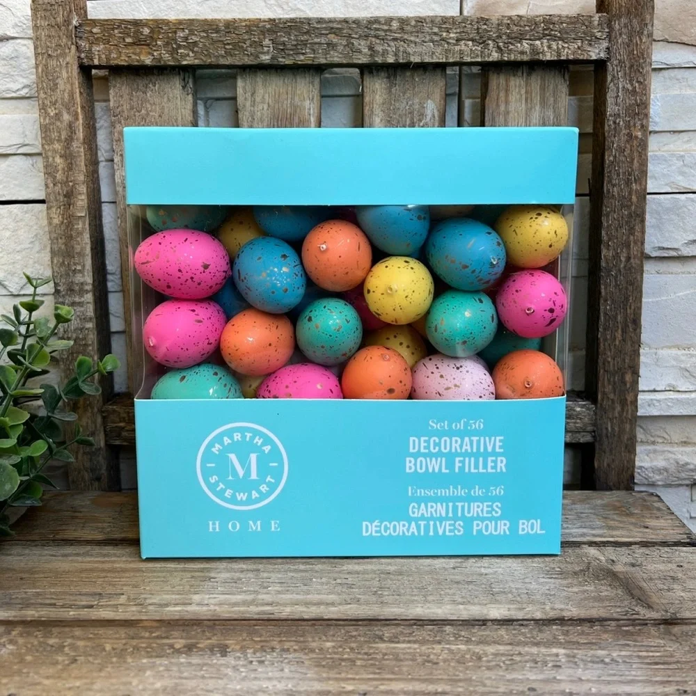 🆕 Martha Stewart | Set of 56 Colorful Decorative Easter Eggs! - Picture 5 of 6